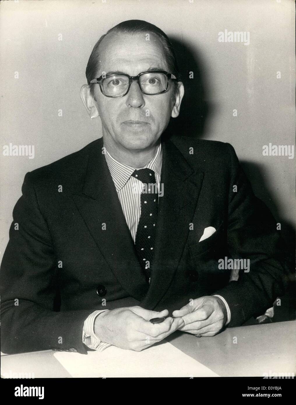 Oct. 10, 1969 - Ambassador Designate to Addis Ababa: Photo Shows Mr ...