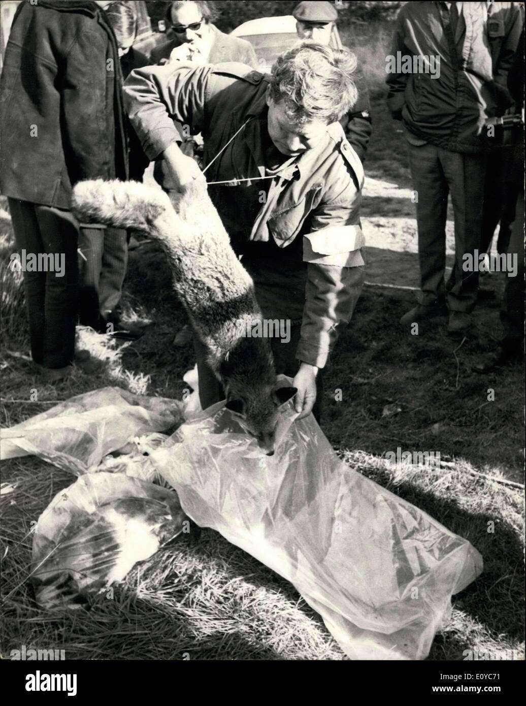 Oct. 30, 1969 October 30th 1969 Antirabies shot at Camberley. Sixty