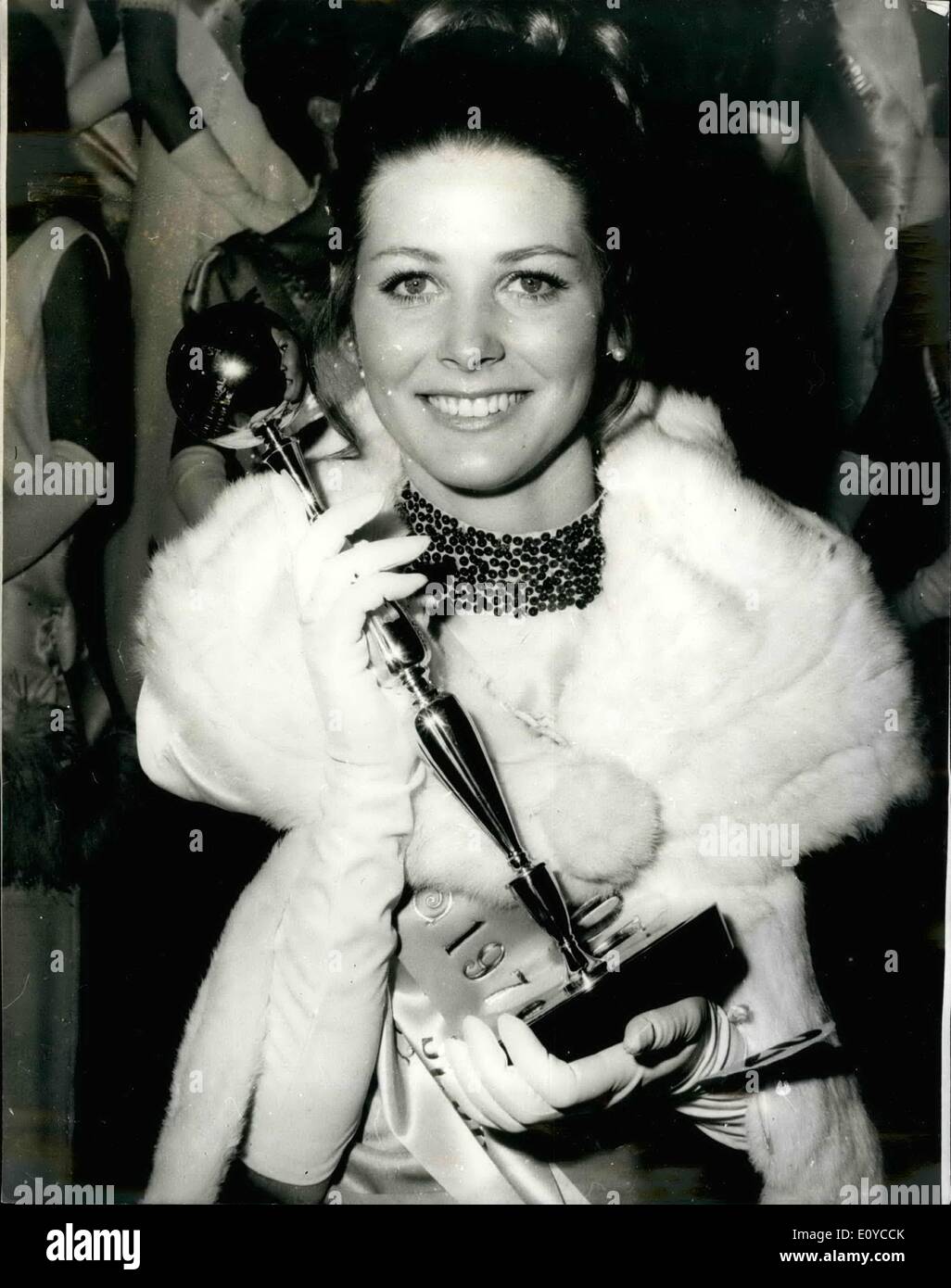 Nov. 11, 1969 Miss Australia Photo Shows Pretty Miss Rhonda Stock