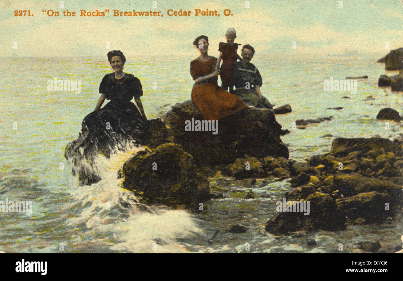 This postcard from the Bowden Postcard Collection features 'On the ...