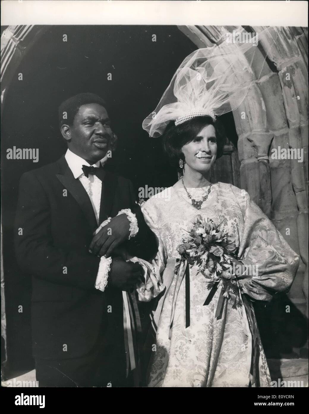 Nov. 11, 1969 Blessing of marriage of Sexchange bride A bride who