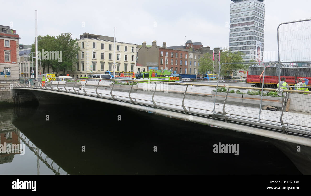 Image Of The Rosie Hackett Bridge On The River Liffey In Dublin City image-of-the-rosie-hackett-bridge-on-the-river-liffey-in-dublin-city