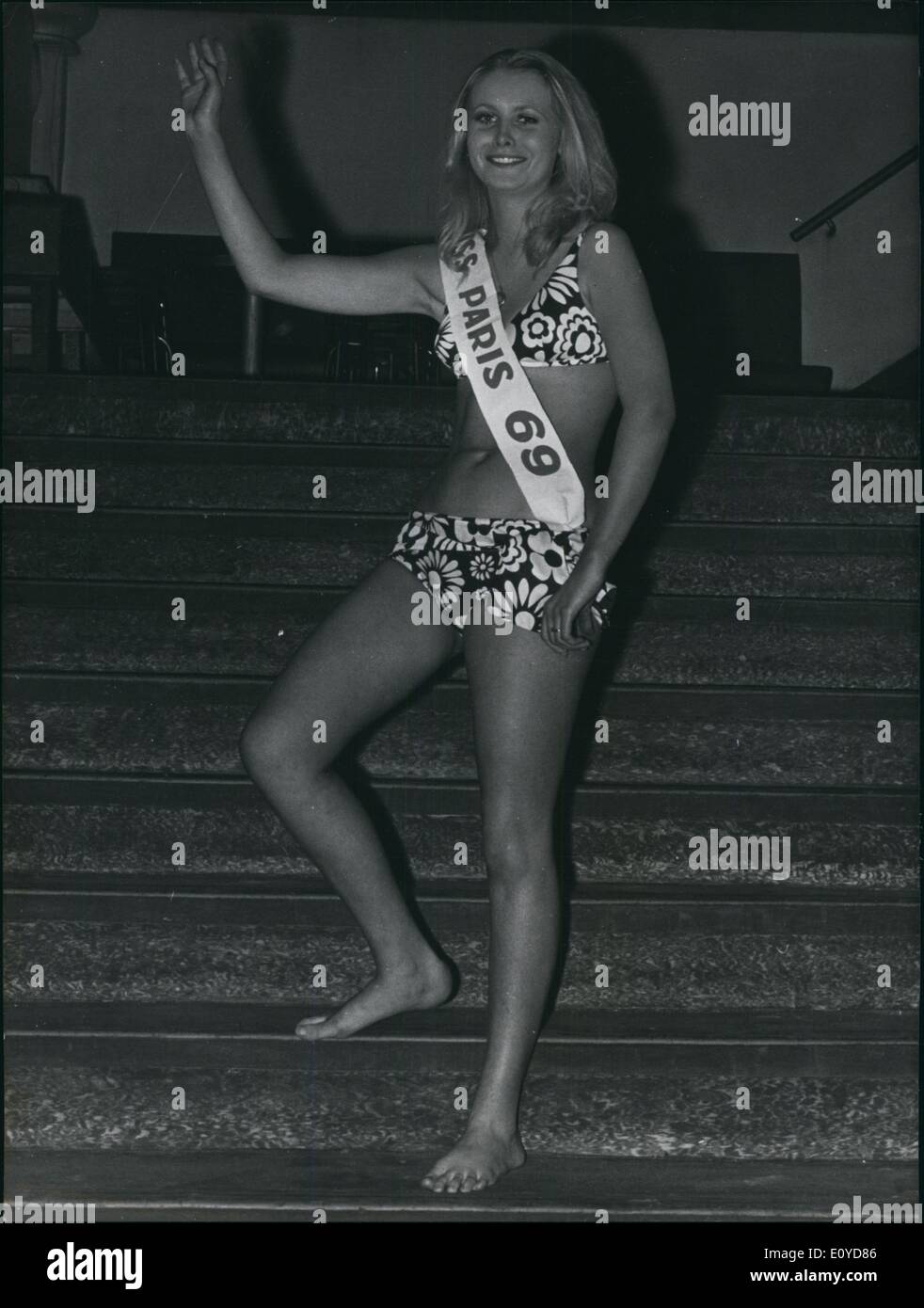 Apr. 16, 1968 - Introducing Miss Majorette: 19-year-old fashion model from  nice Marie Ange Brillet was elected miss Majorettes during the Majorettes  festival held on the Riviera on Easter Sunday. Photo shows
