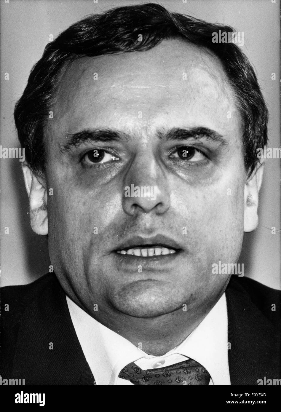Jan. 01, 1970 - File Photo: circa 1970s, location unknown. JACQUES BARROT (born 3 February 1937 in Yssingeaux, Haute-Loire) is a French politician, who has served as European Commissioner for Justice (2008Ð2010), after four years as Commissioner for Transport (2004Ð2008) and Commissioner for Regional Policy for eight months (2004). He is also one of five vice-presidents of the 27-member Barroso Commission. He previously held various ministerial positions in France, and is a member of the right-wing political party UMP. Stock Photo