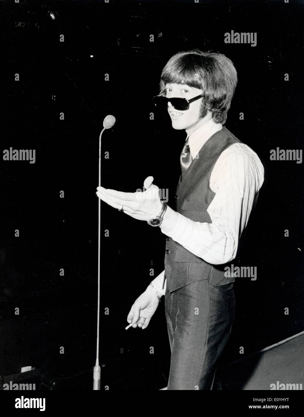 The Bee Gees Robin Gibb goes solo Stock Photo
