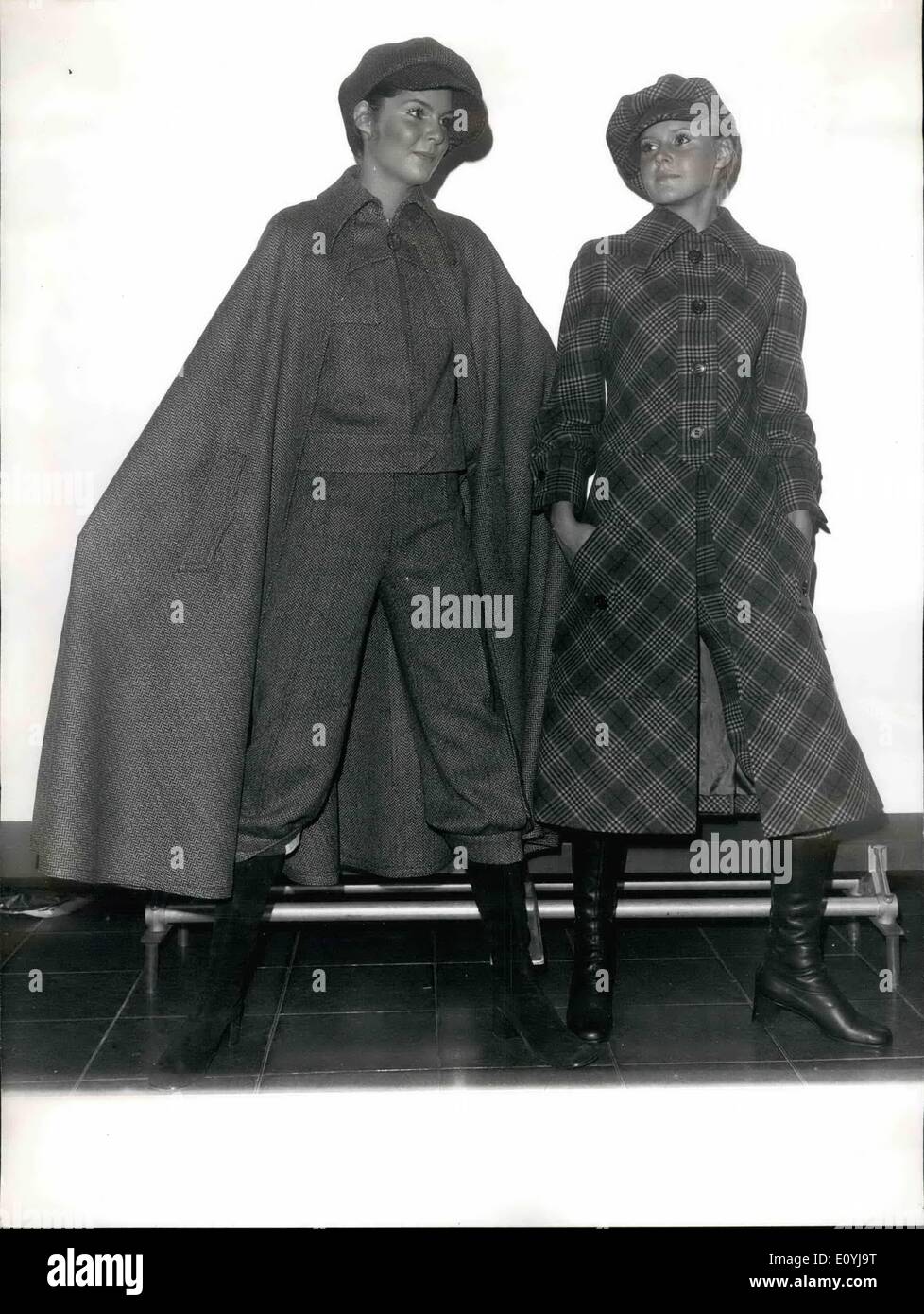 Jul. 07, 1970 These outfits consist of golfing pants that stop at the knee, worn with a cape