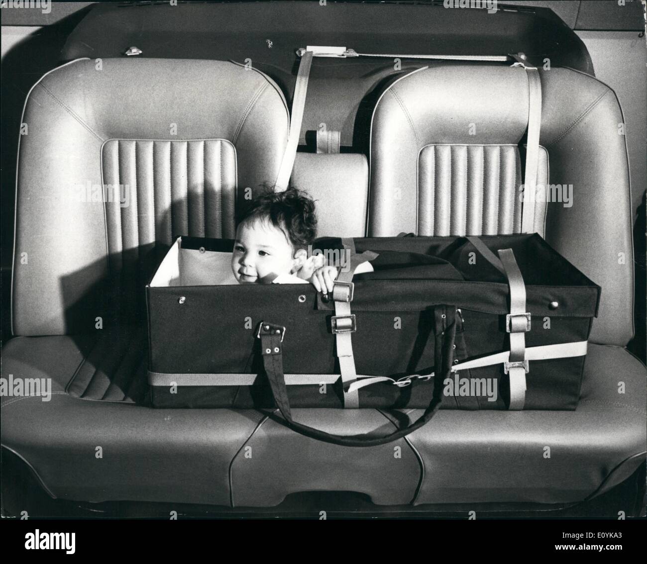 Aug. 08, 1970 Safety for children in cars. A new range of child