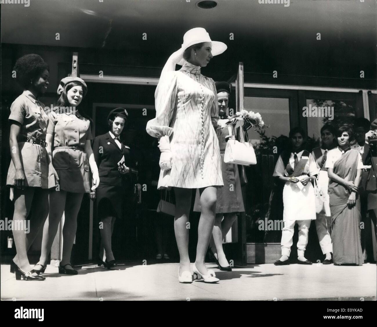 Aug. 08, 1970 - Princess Anne at Girl Guides Gathering. Princess Anne ...