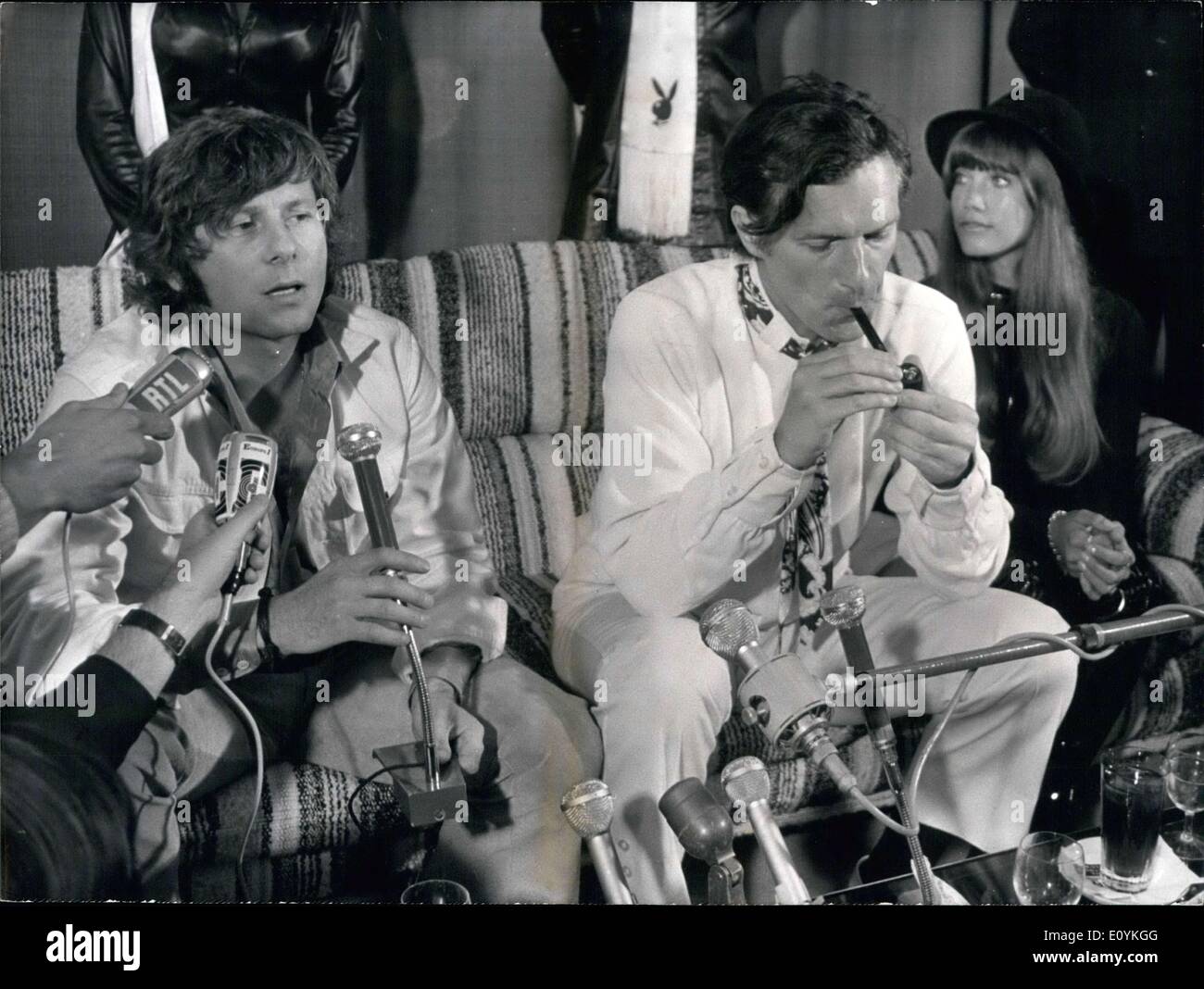 Aug. 21, 1970 - Conference: Roman Polanski, Hugh Hefner, and Barbara ...