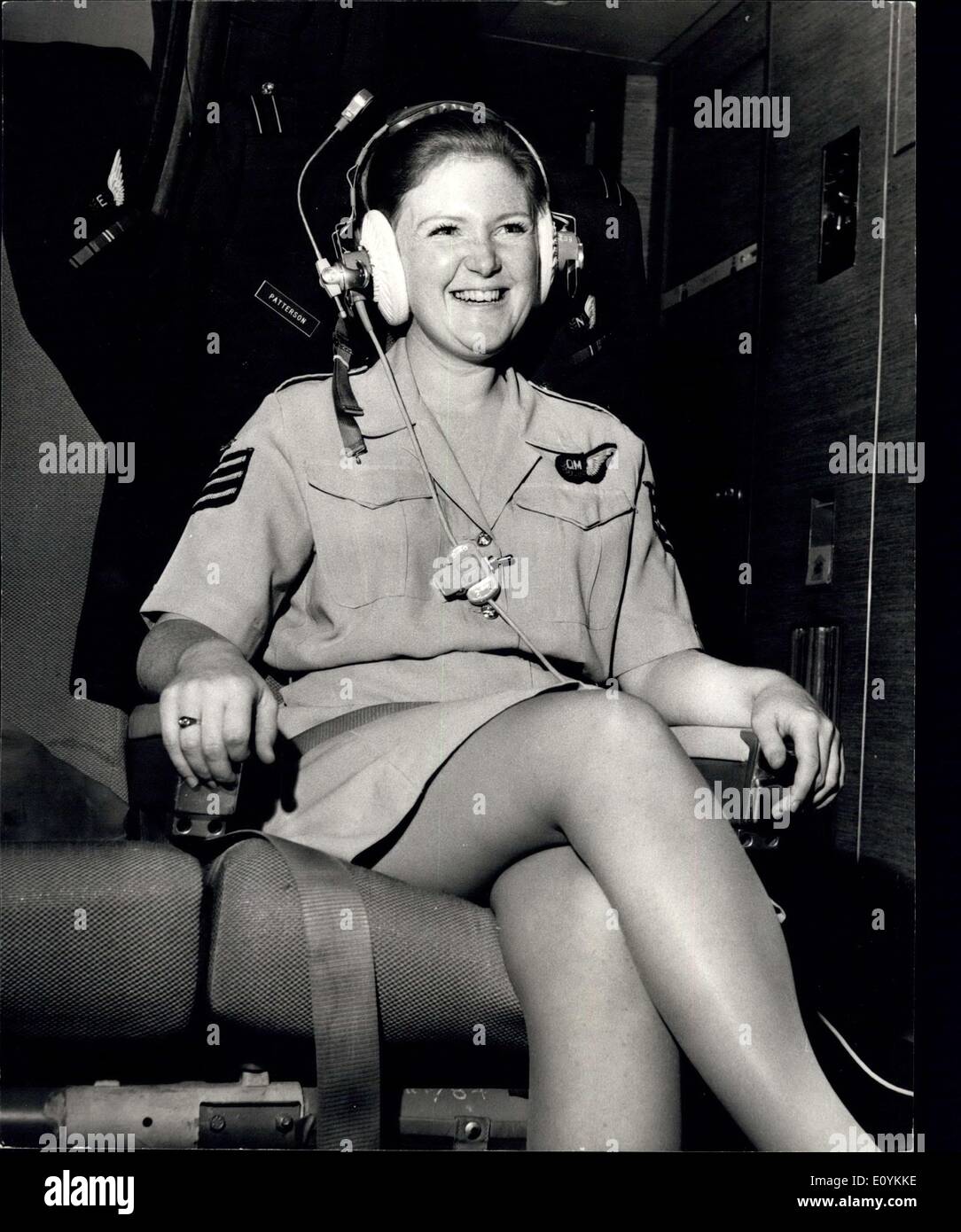 Aug. 26, 1970 - R.A.F., Airquartermasters training at Brize Nortoe.: The  only female members of airw to serve in the ROyal Ai Stock Photo - Alamy