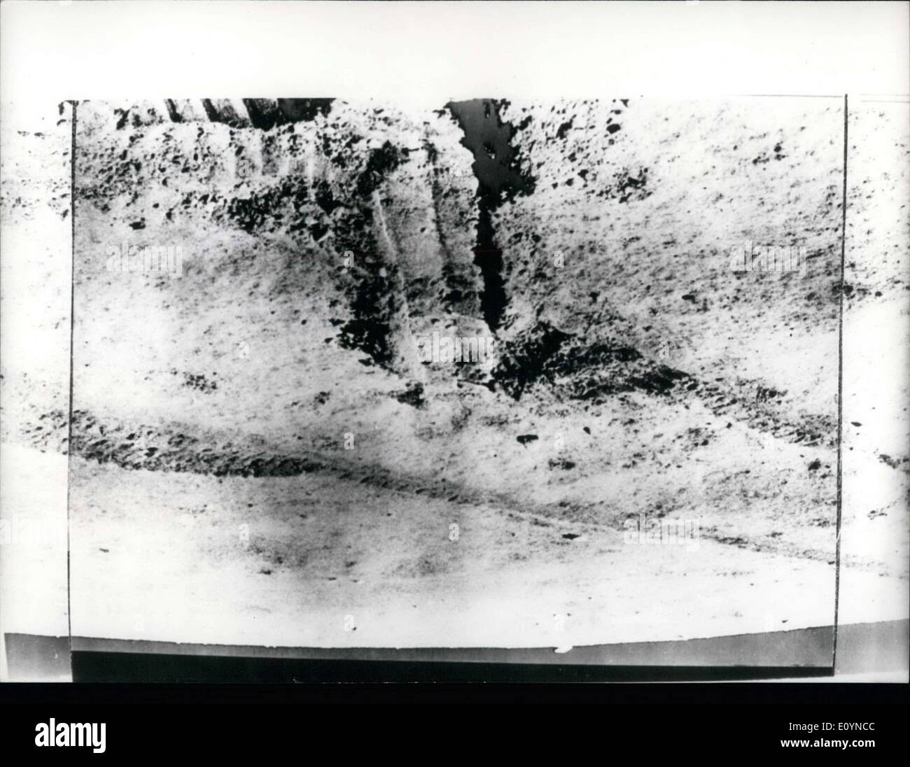 Nov. 22, 1970 - Lunar Surface Photo from ''Lunokhod-I' Stock Photo