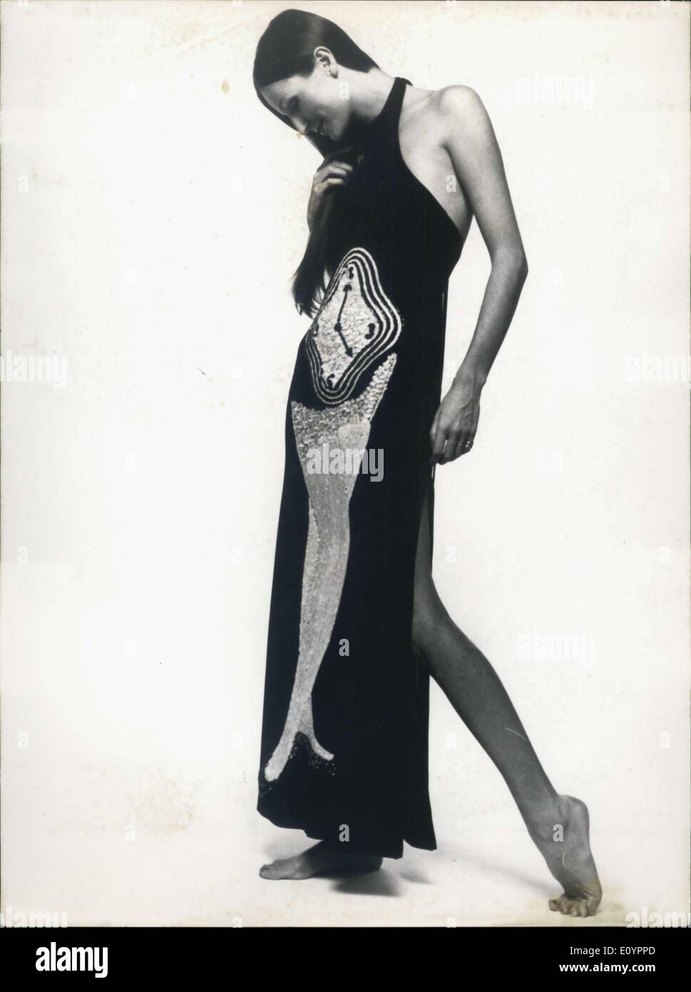 Mar. 01, 1971 - Tan Giudicelli's Surreal Dress Design for Next Season Stock Photo