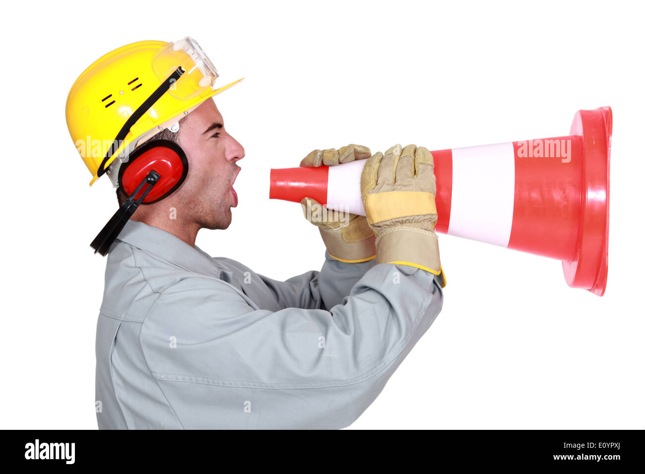 Shouting inspector hi-res stock photography and images - Alamy