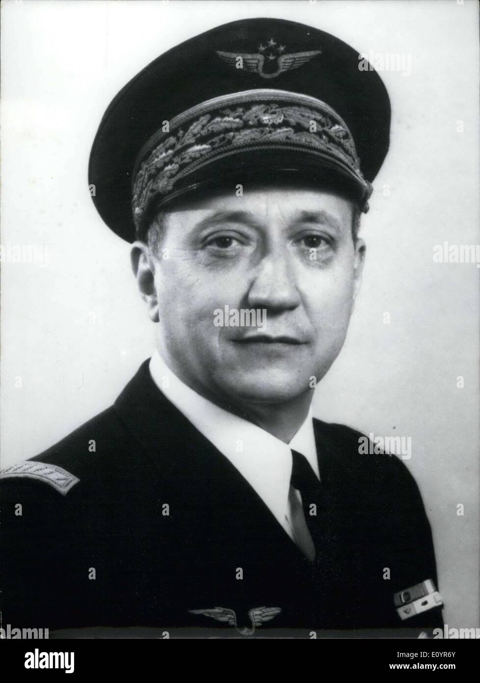 Mar. 25, 1971 - 53-year-old General Francois Maurin (pictured) was just named Army Chief of Staff in replace of General Fourquet who had reached the age limit. Stock Photo