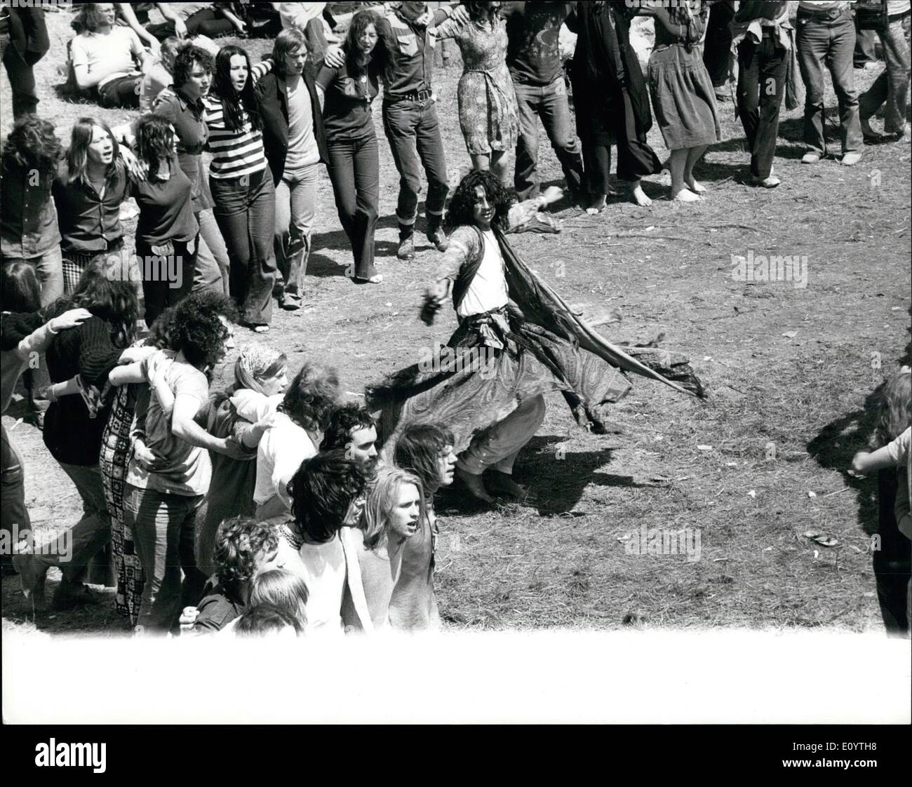 Jun. 06, 1971 - Glaston Bury Festival Stock Photo