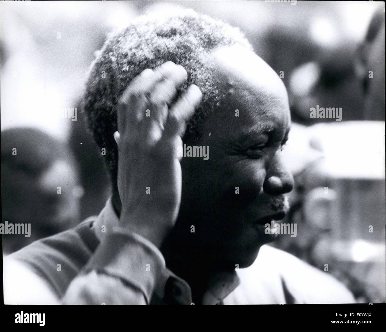 Aug. 08, 1971 - Nyerere in Dar Es Salaam Tanzania. ix Stock Photo