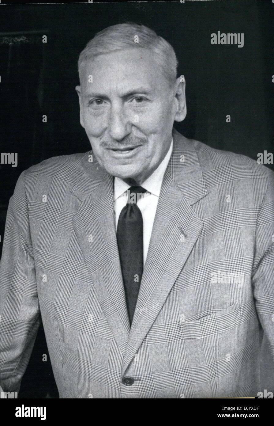 Sep. 19, 1971 - Willy Birgel turns 80. Willy Birgel turns 80 years old on September 19, 1971. The great film actor of German film at one time entertained many with his craft. His most famous films were ''...rides for Germany,'' ''Stars over Colombo,'' ''A Heart Returns Home,'' and ''The Riding Master.'' Today there aren't any film roles for Willy anymore; he isn't sad about that however, because the great older gentleman is still needed by the stage. He feels greatly attached to the theater Stock Photo