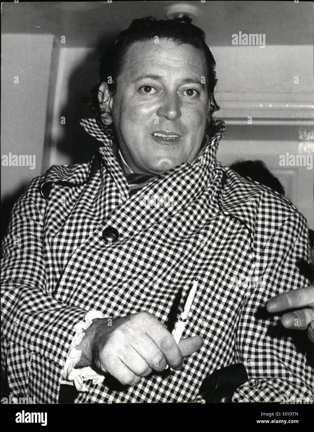 Oct. 10, 1971 - Gene Vincent Dies In California: Pop star Gene Stock