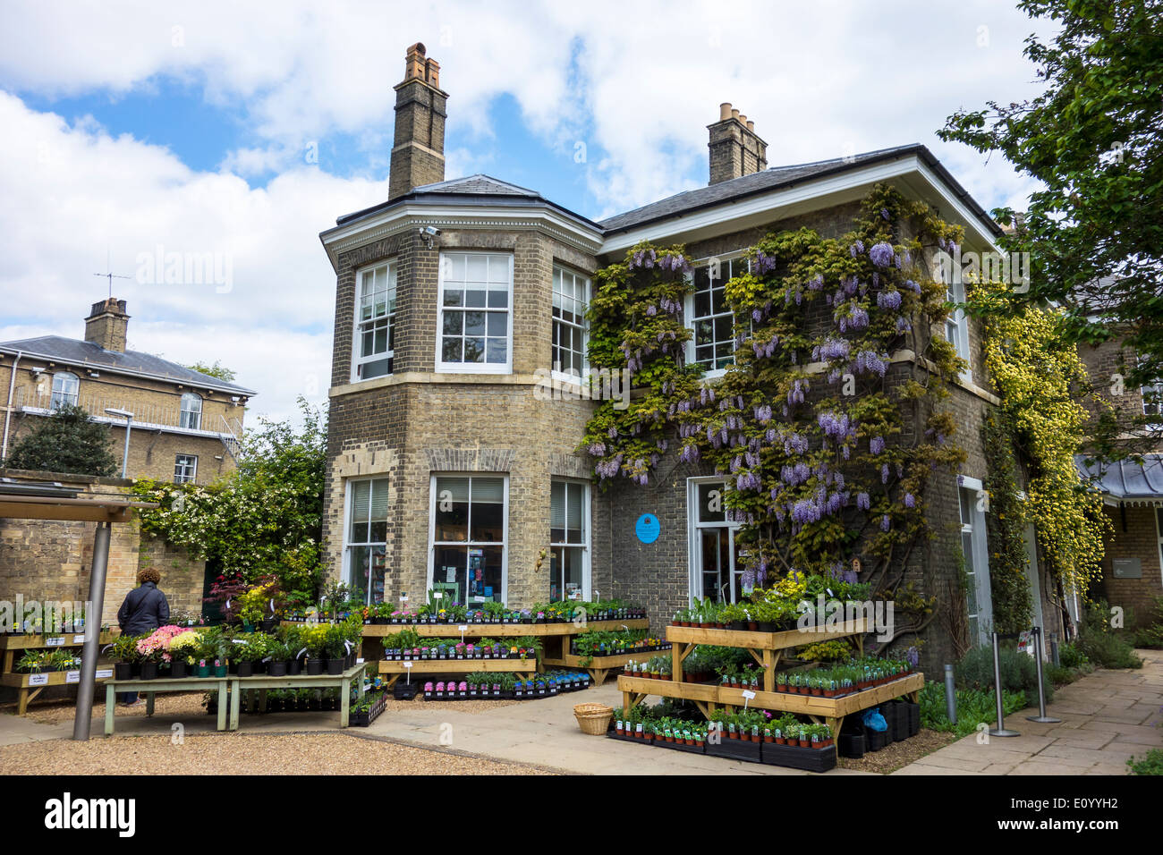 Gift and Plant Shop at Cambridge Botanic Gardens Stock Photo Alamy
