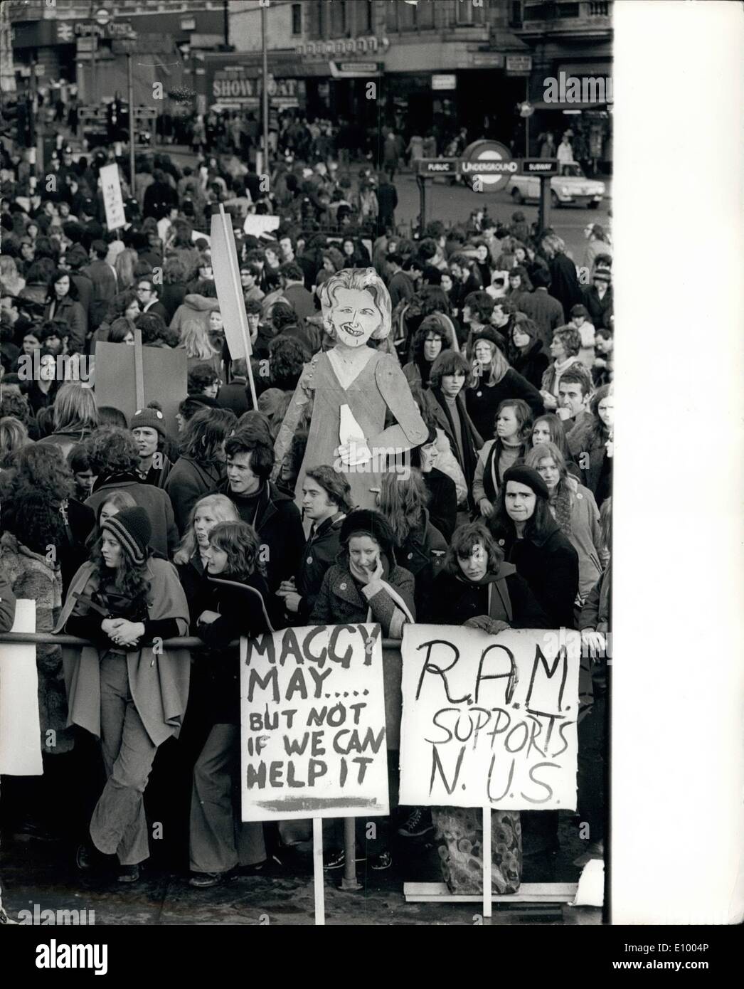 Jan. 01, 1972 20,000 students demonstrate over government proposals