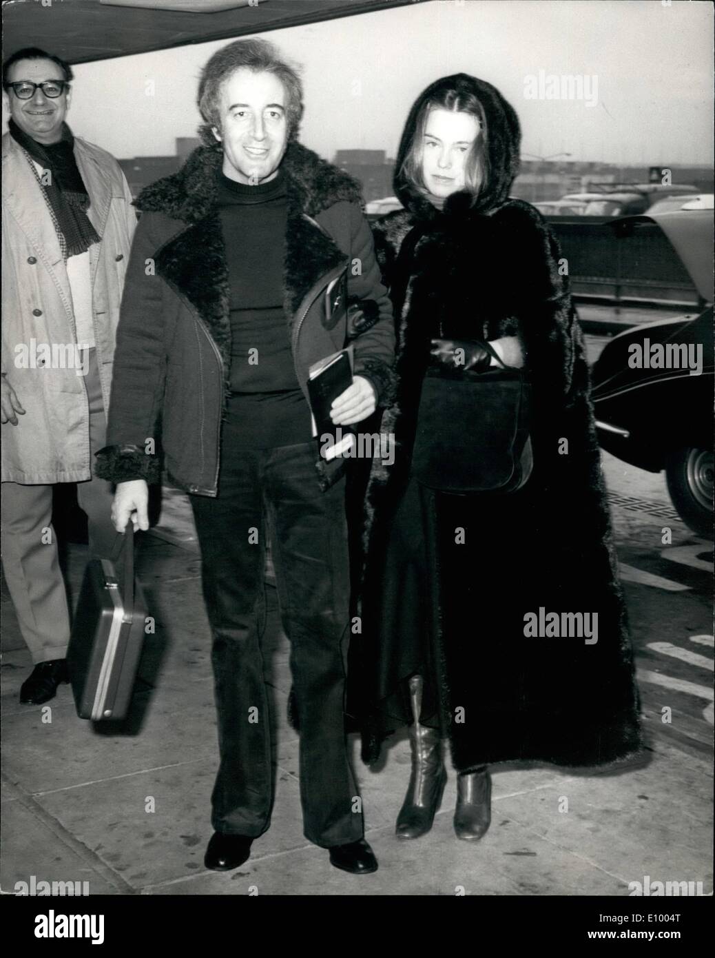 Jan. 01, 1972 - Peter Sellers and wife leave London airport for Ireland ...