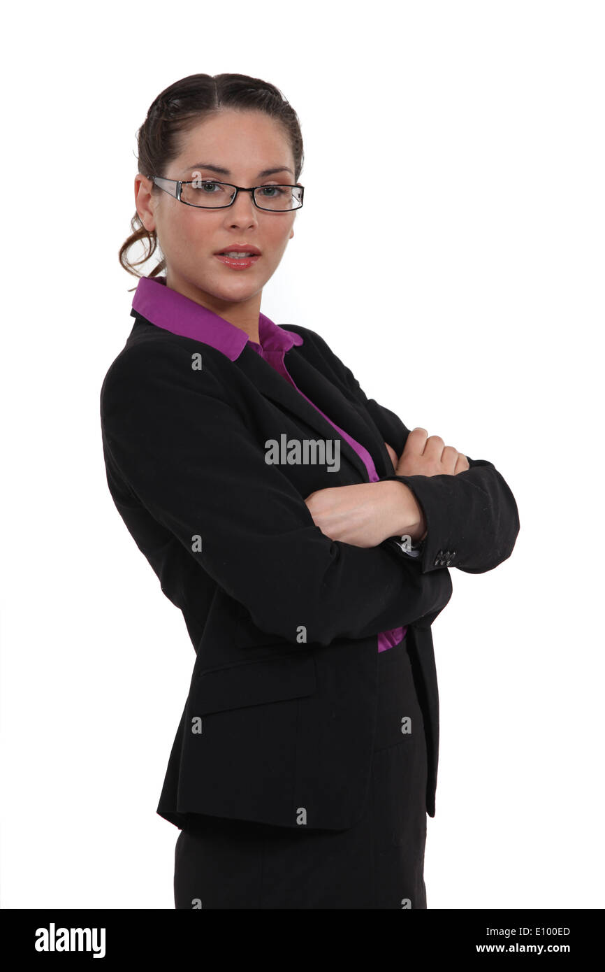 An authoritative businesswoman Stock Photo