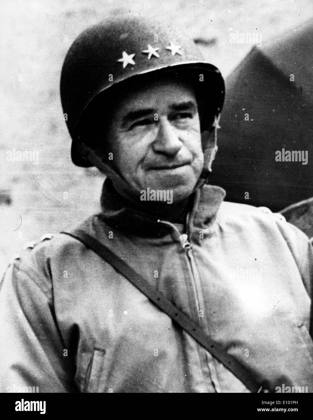 OMAR BRADLEY General of the Army, one of the main U.S. Army field commanders in North Africa and Europe during World War II Stock Photo