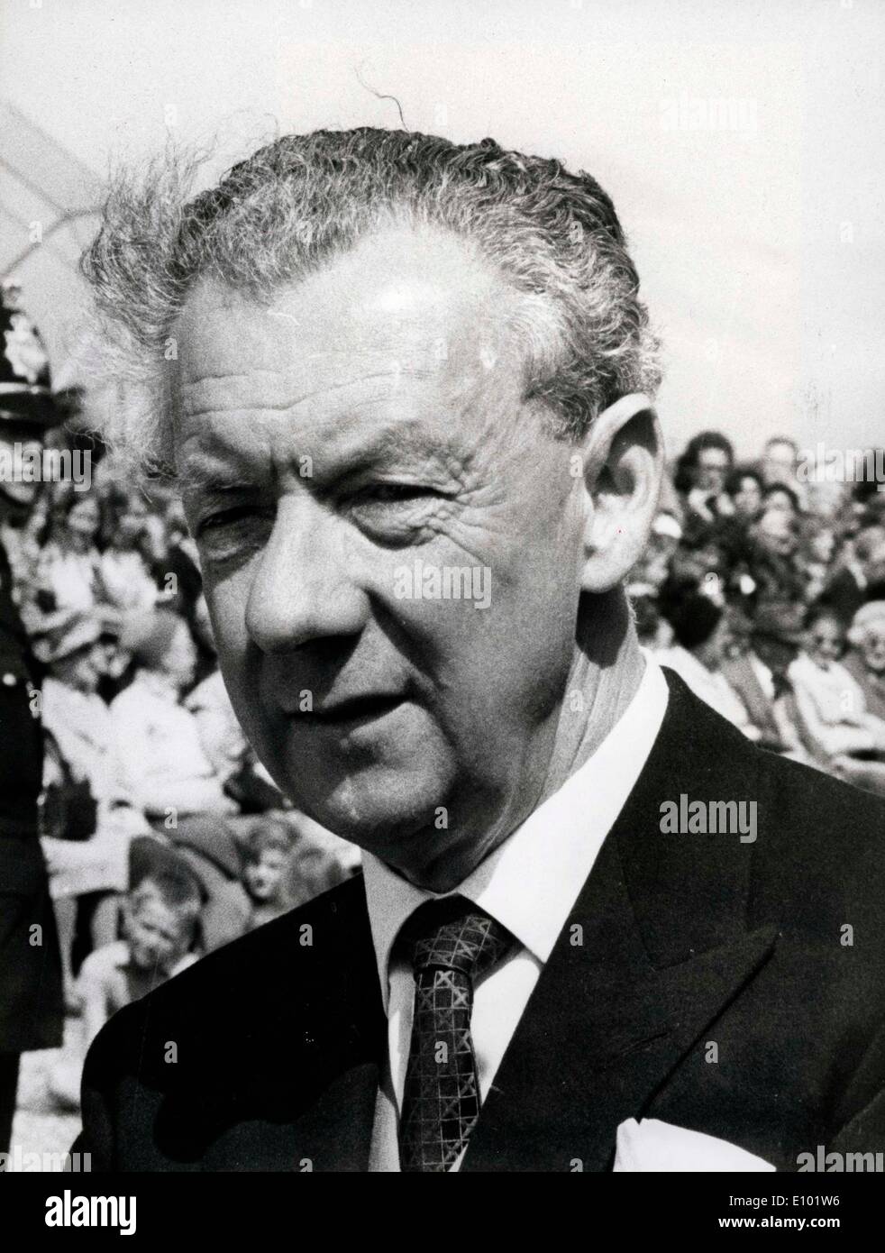 English composer, conductor and pianist, BENJAMIN BRITTEN Edward Benjamin Britten, Baron Britten of Aldeburgh Stock Photo