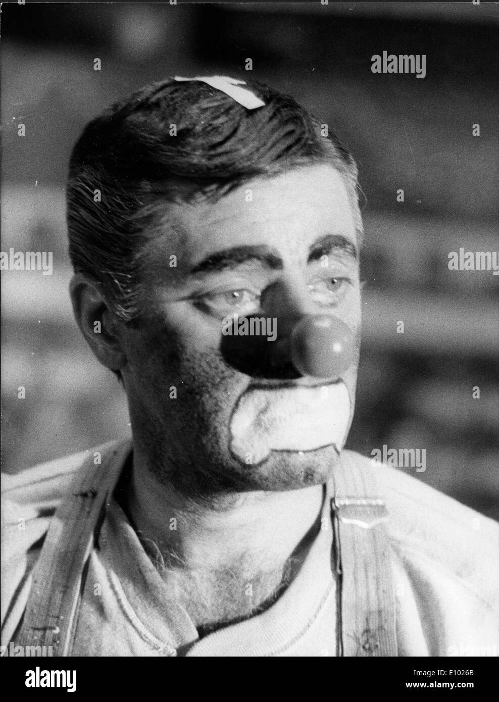 Actor Jerry Lewis in Day the Clown Cried Stock Photo