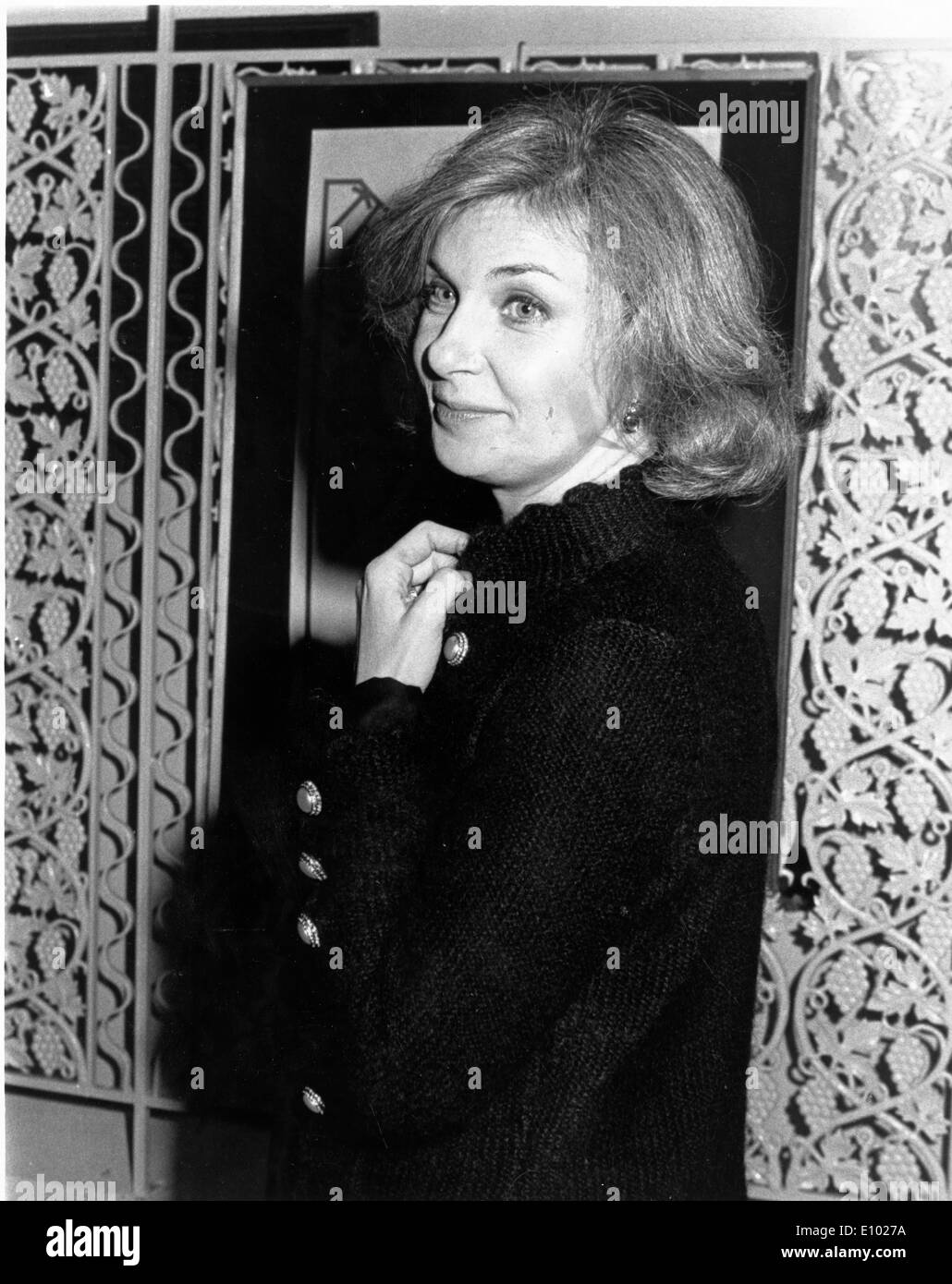 Actress Joanne Woodward at Blue Angel Lounge Stock Photo