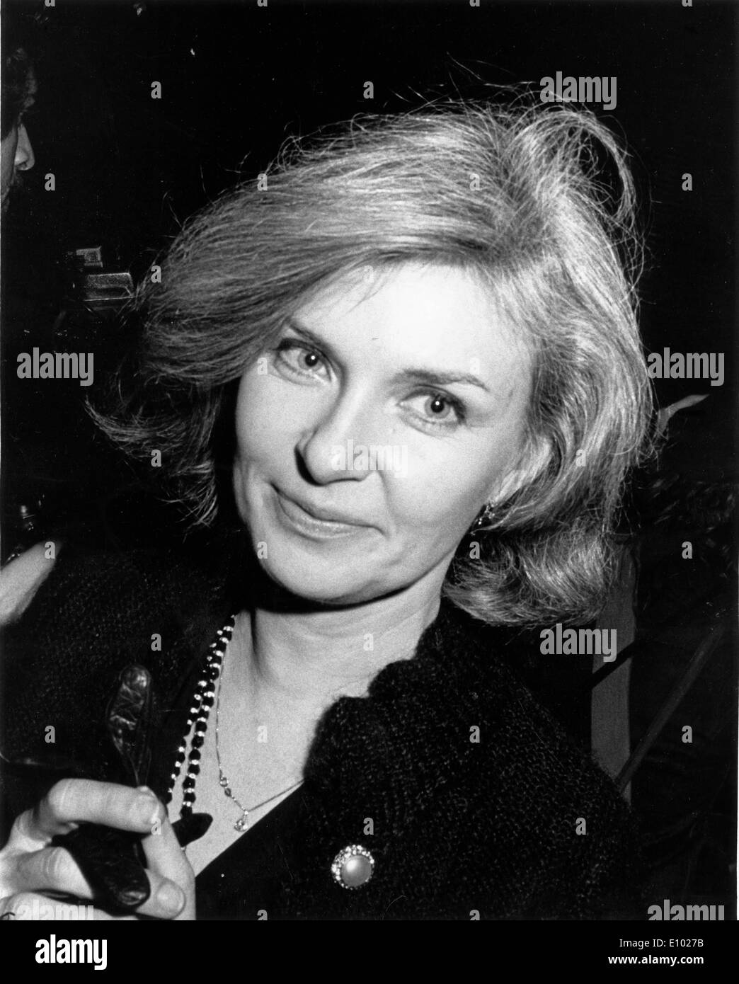Actress Joanne Woodward at Blue Angel Lounge Stock Photo