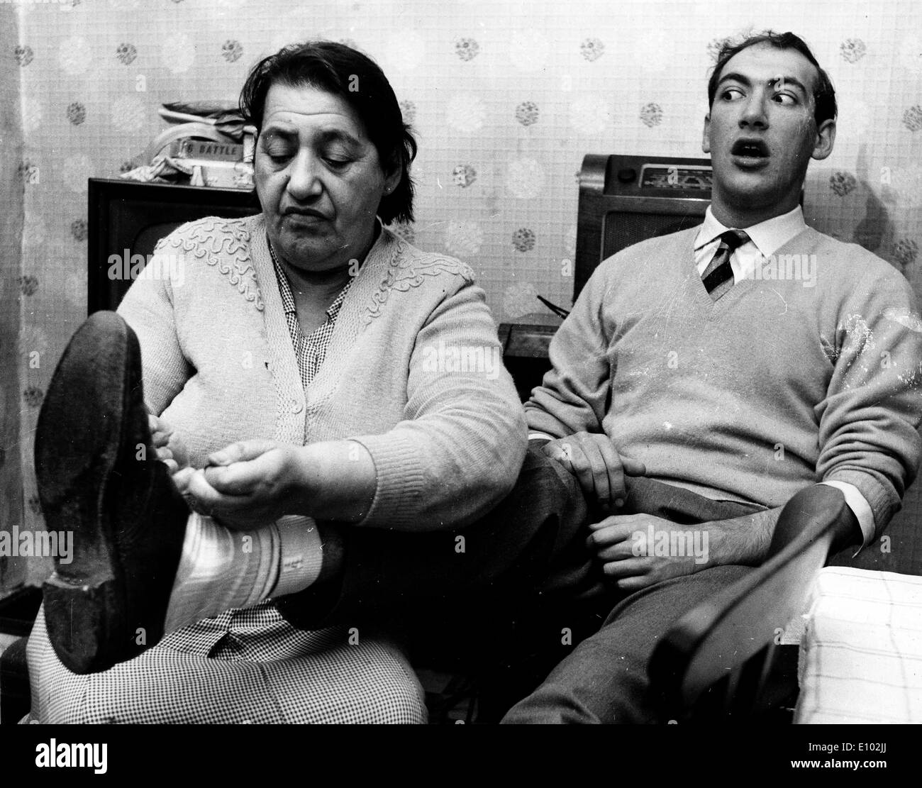 BERNARD BRESSLAW was an English actor, remembered for his comedy work, as a member of the Carry On team. Stock Photo