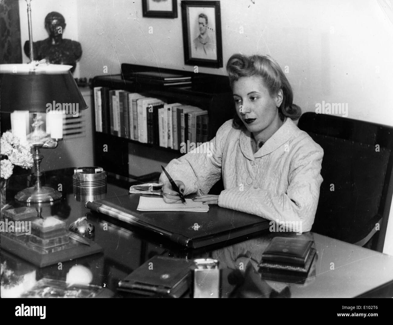 First Lady of Argentina (1946 - 1952) Maria Eva Duarte de Peron (May 7, 1919 - July 26, 1952) aka EVITA aka EVA PERON Stock Photo