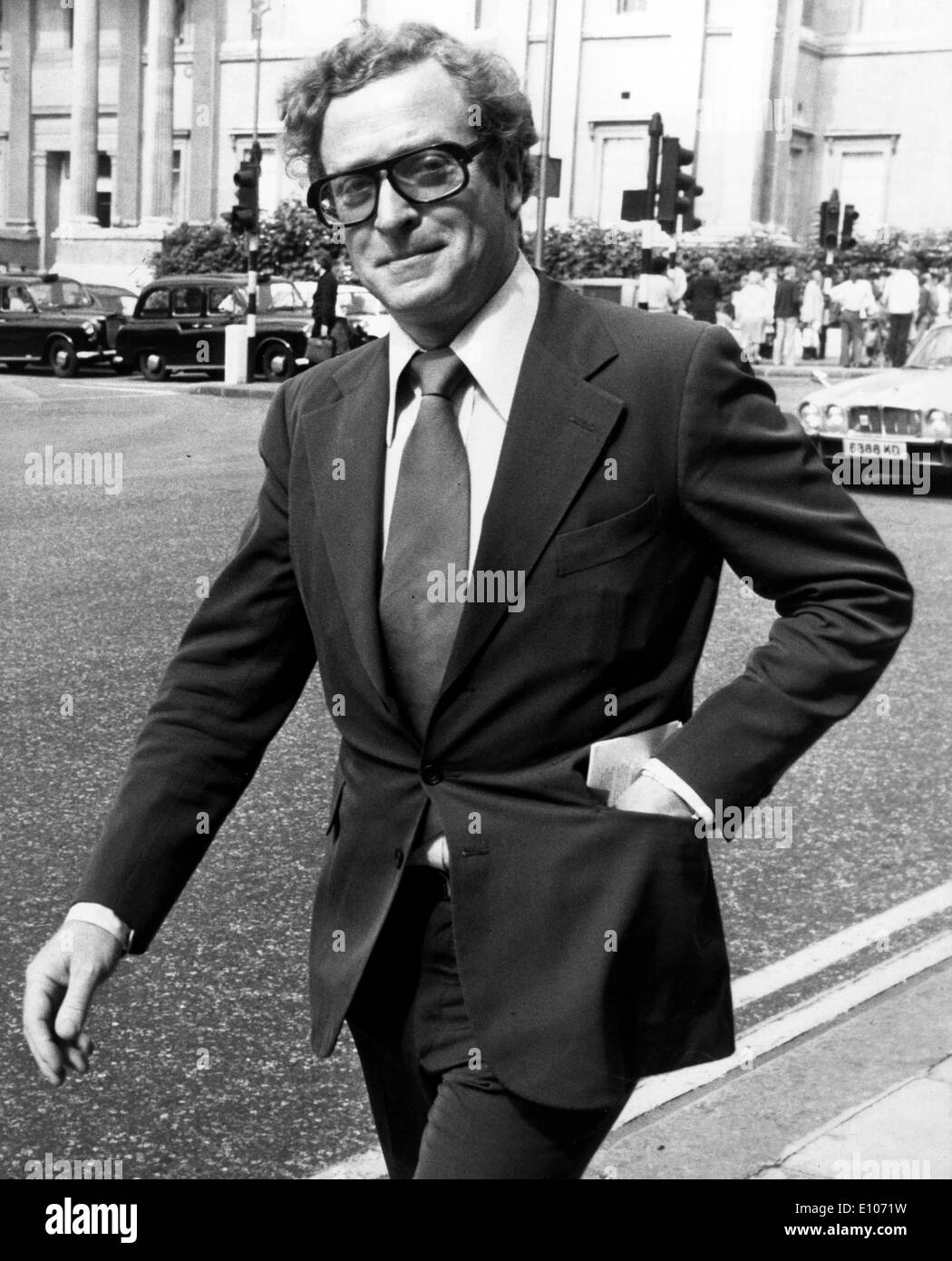 Actor Michael Caine attends Peter Sellers memorial Stock Photo
