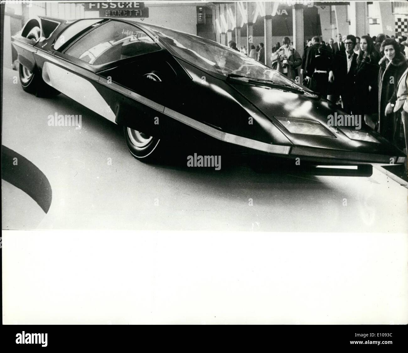 Mar. 03, 1970 - Opening Of The Geneva Motor Show Science-Fiction Look: There's a science fiction look about this latest body from the workshop of the famous Italian designer Pinin Farina - seen at the opening of the Geneva Motor Show. Stock Photo
