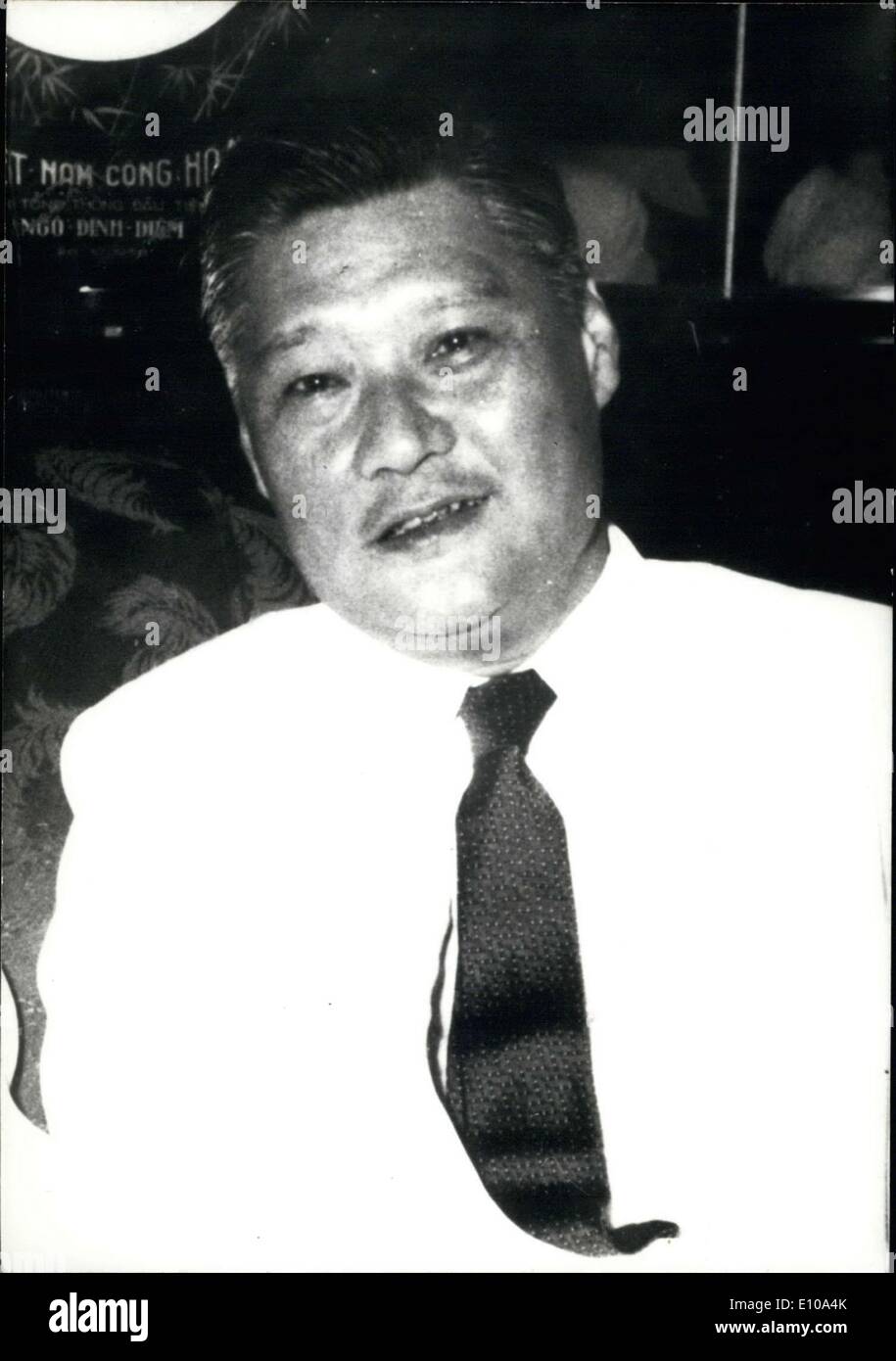 Feb. 21, 1972 - 68-Year-Old Vice President George Yen Likely Formosa President Stock Photo