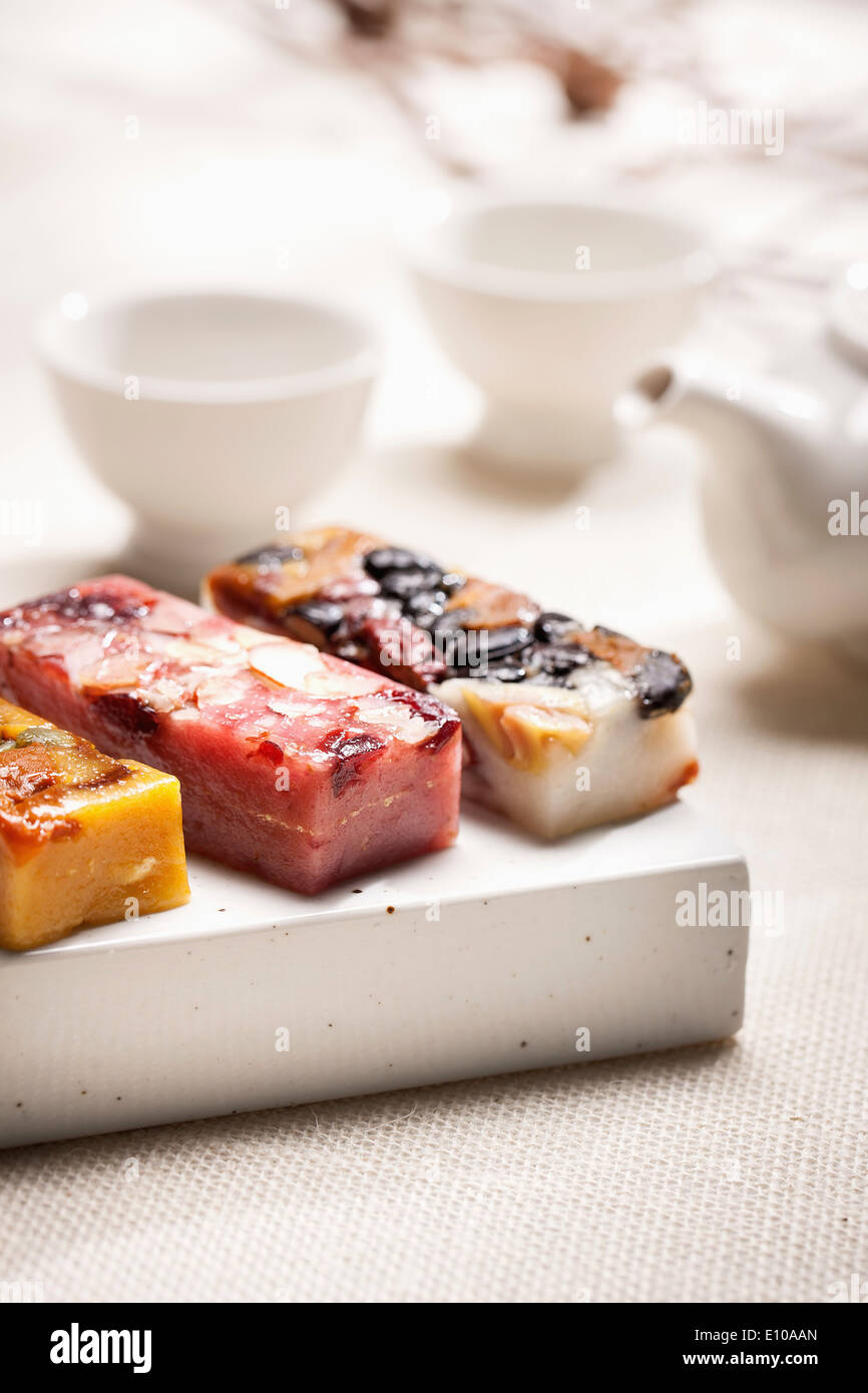 some traditional Korean rice cake Stock Photo Alamy
