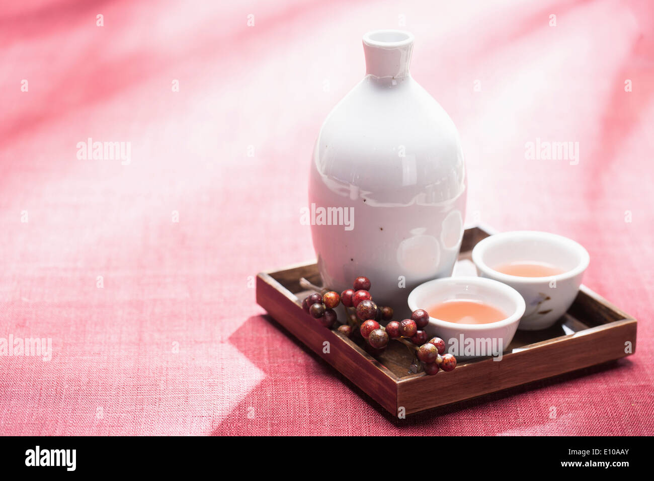 cups of traditional Korean tea Stock Photo Alamy