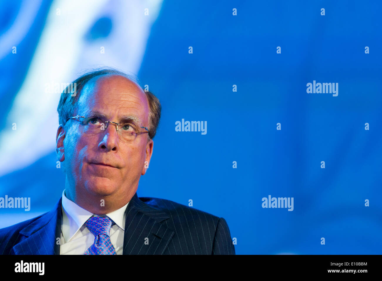 Washington DC, USA. 20th May 2014. Laurence D. Fink, Chairman and CEO of BlackRock, speaks during the General Membership Meeting of the Investment Company Institute in Washington, D.C. on May 20, 2014. Credit:  Kristoffer Tripplaar/Alamy Live News Stock Photo