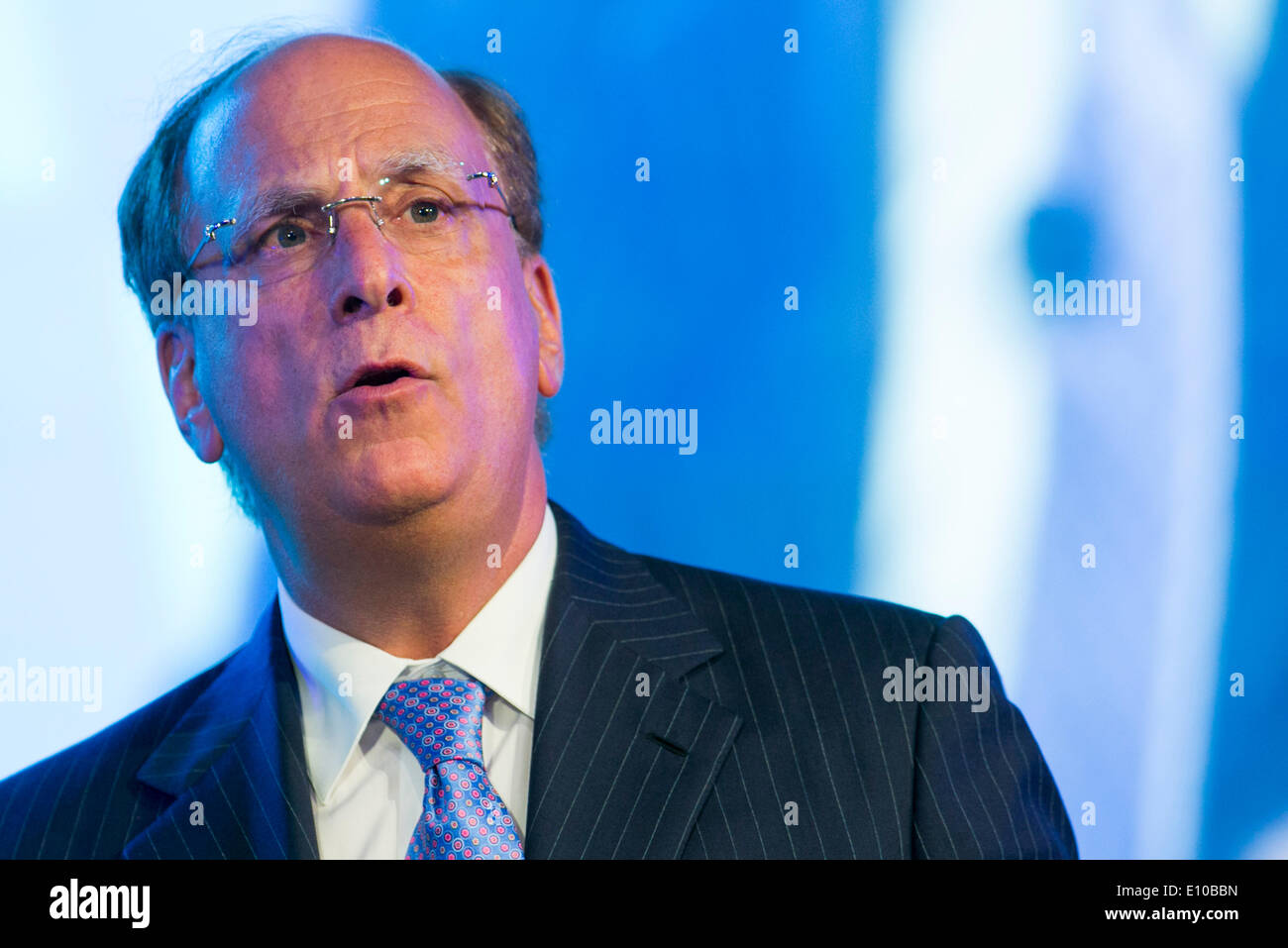 Washington DC, USA. 20th May 2014. Laurence D. Fink, Chairman and CEO of BlackRock, speaks during the General Membership Meeting of the Investment Company Institute in Washington, D.C. on May 20, 2014. Credit:  Kristoffer Tripplaar/Alamy Live News Stock Photo