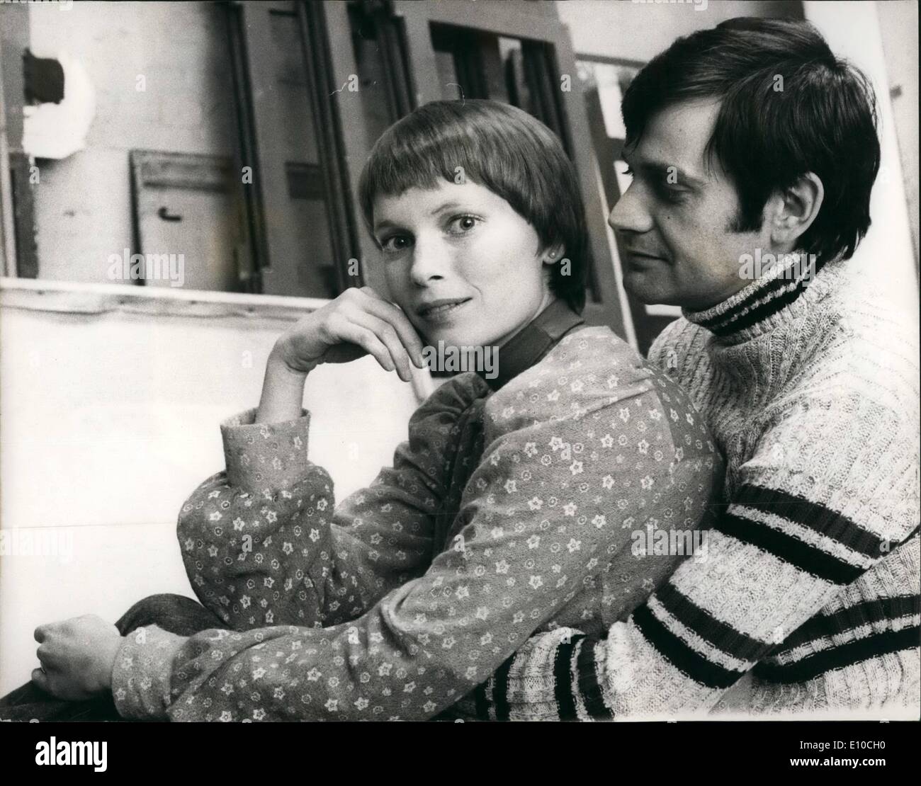 Apr. 04, 1972 - Actress Mia Farrow admits that she is ''terrified' at the prospect of her theater come-back. She has made her husband, London Symphony Orchestra conductor Andre Previn, promise to stay away on the opening night when she makes her British stage debut at the University theater in Manchester on May 2nd. 'I have a horror of anyone I admire watching me act. My husband a horror of anyone I admire watching me act. My husband will be coming to see the play later, but I have made his promise not to let me know when Stock Photo