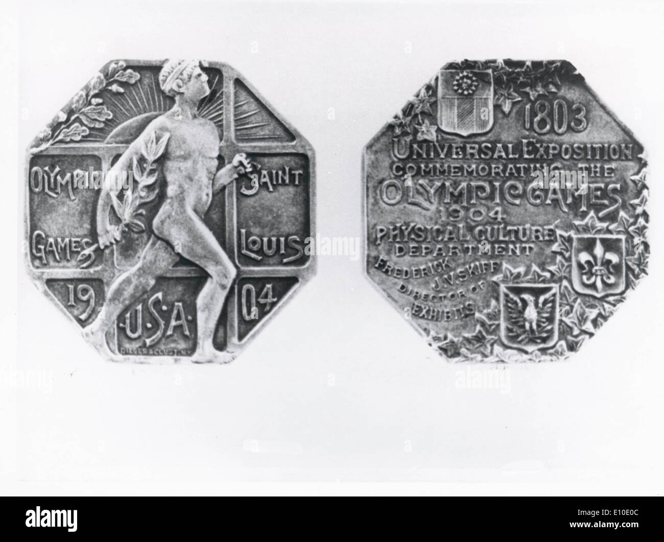 Canada's first Olympic medal Stock Photo