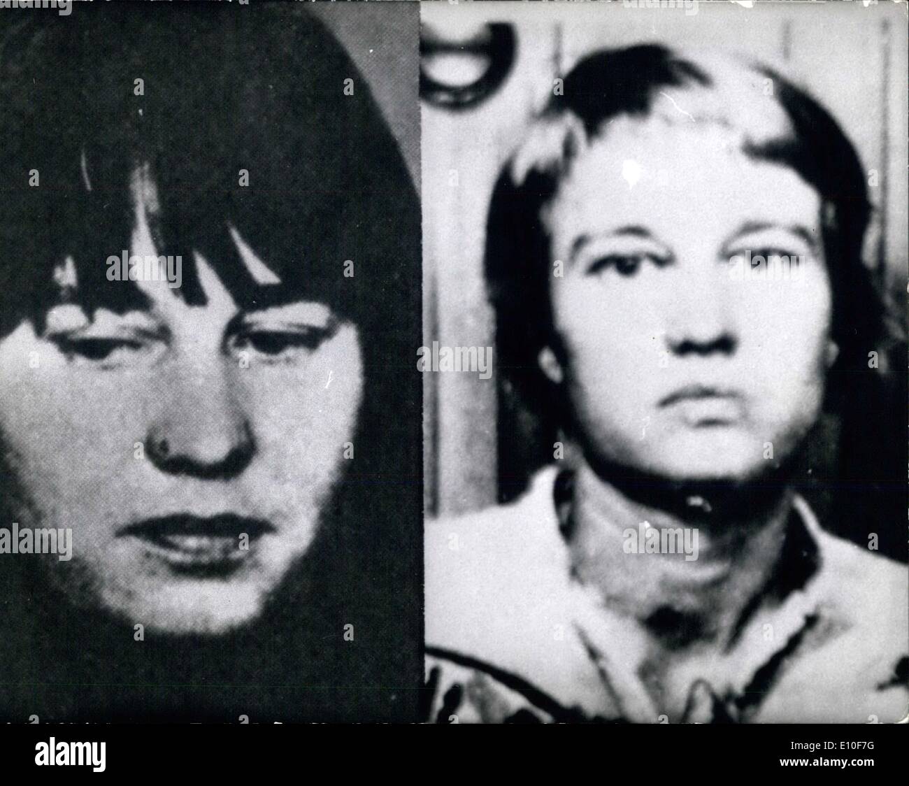 Sep. 09, 1972 - The two different faces of Ulrike Meineof: After the arrest of Andreas Baader (Andreas Baader) the search for the remaining members of the anachistic ''Baader-Meinhof-Gruppe'' runs in full swing. Since 1970, Ulrike Meinhof is the most wanted woamn in West Germany. The anarchistical ''City-Guerillas'' are hold responsible fore the bomb-attempts of the last weeks. Stock Photo