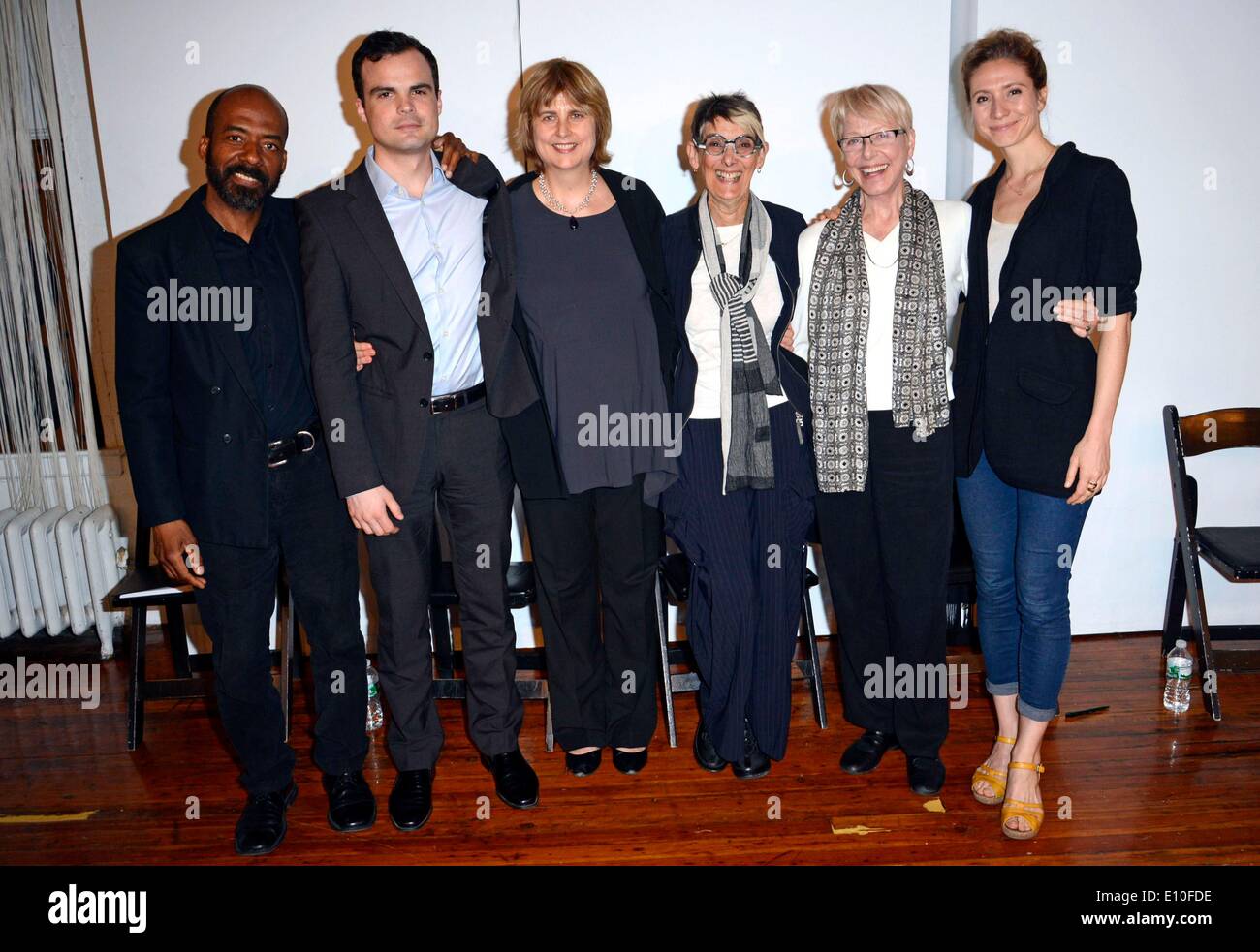 New York, NY, USA. 20th May, 2014. New York, USA. 20th May 2014. Brian Richardson, Stephen Plunkett, Ludovica Villar-Hauser, Marilyn Harris Kriegel, Karen Grassle, Kathleen Wise in attendance for Private Reading of New Play HARM'S WAY, Theater Lab, New York, NY May 20, 2014. Credit:  Derek Storm/Everett Collection/Alamy Live News/Alamy Live News Stock Photo