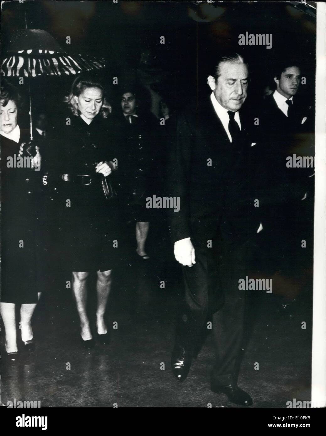 Jan. 01, 1973 - Death of Alexander Onassis.: Alexander Onassis, son of  Greek shipowner Aristotle Onassis, died on Wednesday following a plane crash  at Athens. Photo shows Pictured on the occassion when