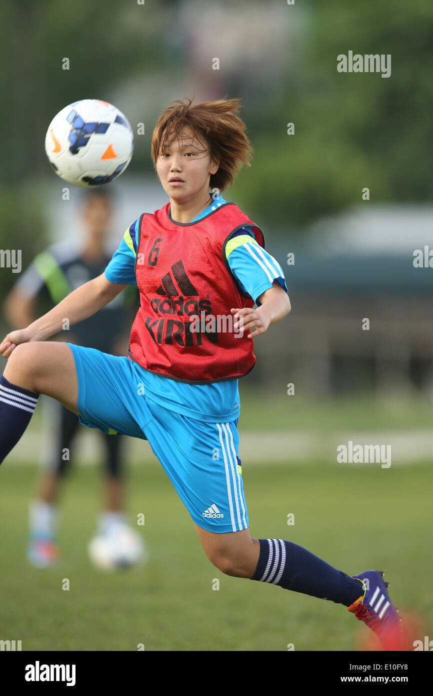 Ruka Norimatsu (JPN), MAY 20, 2014 - Football / Soccer : 2014 AFC Women's Asian Cup Japan team training session in Ho Chi Minh City, Vietnam. (Photo by Takahisa Hirano/AFLO) Stock Photo