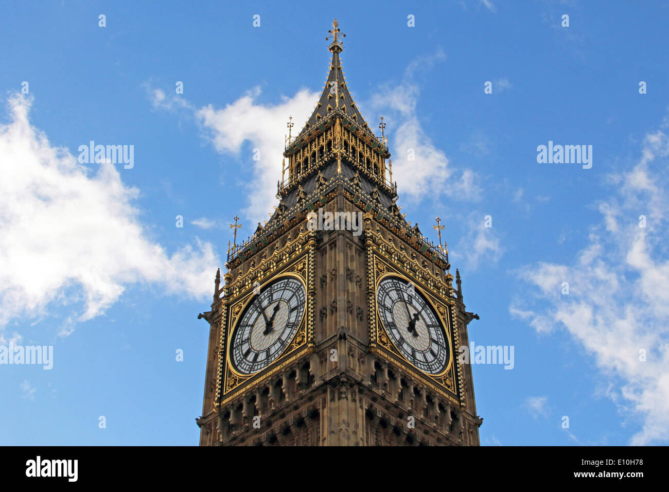 London: Big Ben (Elizabeth Tower) Stock Photo