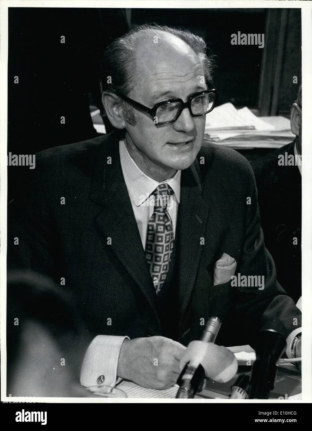 Feb. 02, 1973 - Eire General Election Photo Shows: Mr. Jack Lynch, Prime Minister of Eire, pictured whilst campaigning for the Eire General Election, polling for which takes place tomorrow. Stock Photo
