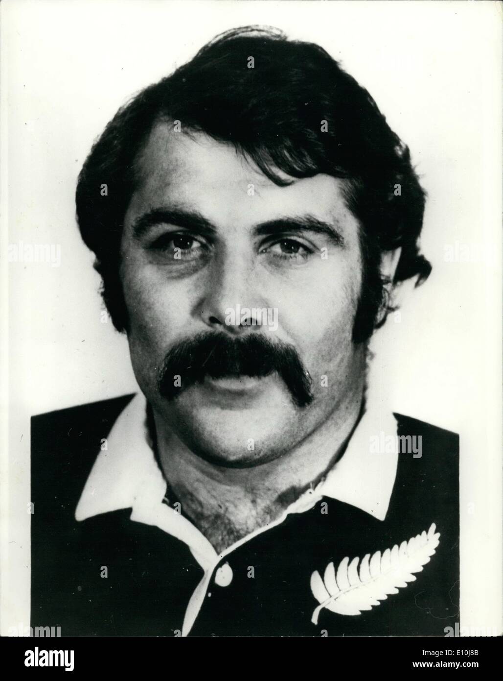 Dec. 12, 1972 - All Black Player Keith Murdoch Sent Home.: The All Blacks 17- stone prop forward Keith Murdoch, is being sent home to New Zealand. This is the answer of the New Zealand management to Murdoch's behaviour on Saturday night when he was involved in a fight with a security guard at the team's hotel in Cardiff following the victory over Wales.Photo shows Keith Murdoch- the All Blacks prop forward, who was been sent home to New Zealand Stock Photo