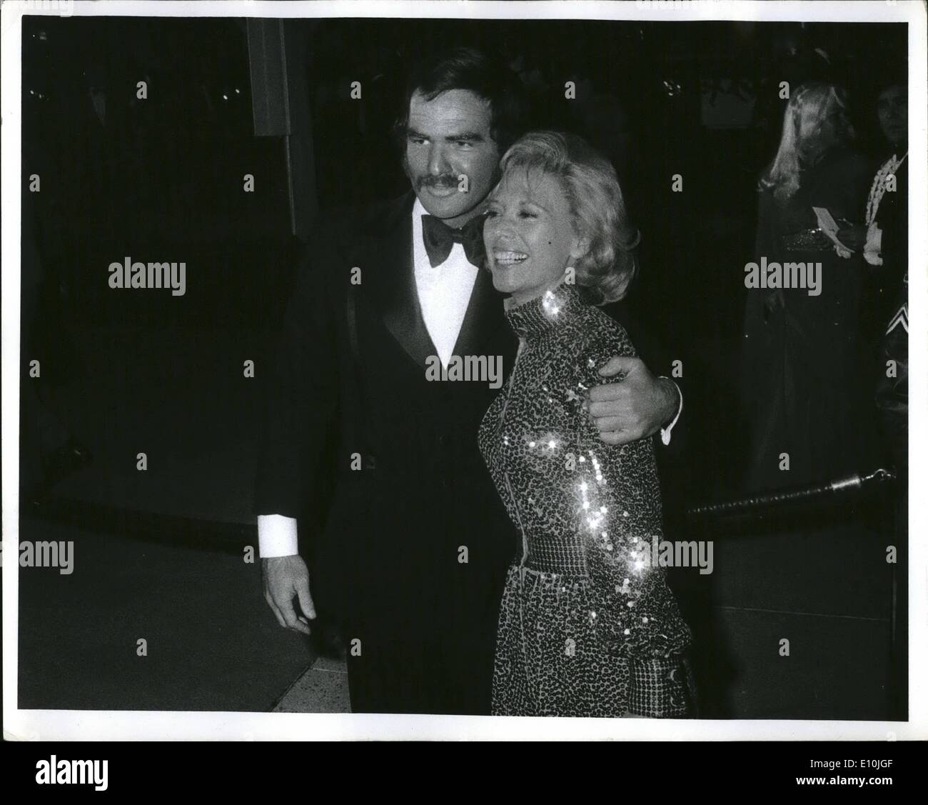 Mar. 03, 1973 - Burt Reynolds Dinah shore academy awards Stock Photo